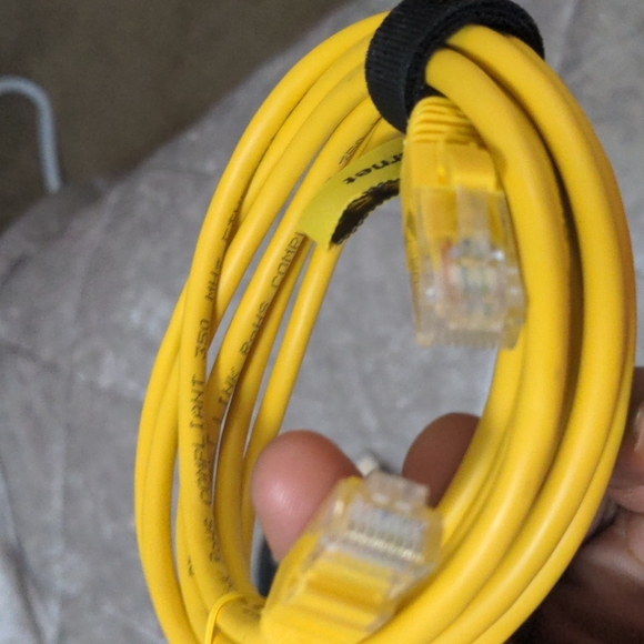 Brand New AddOn Yellow Cat.6a UTP Network Cord - Picture 3 of 3